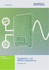 Kostal PIKO MP plus-Serie Installations- Und Bedienungsanleitung