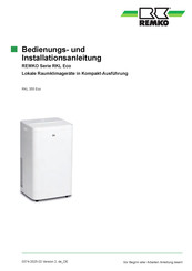 REMKO RKL ECO-Serie Bedienungs- Und Installationsanleitung