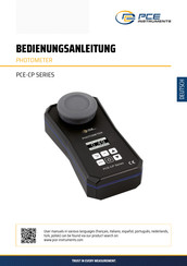 PCE CP 20 Bedienungsanleitung