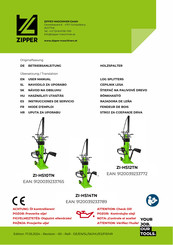 Zipper Maschinen ZI-HS10TN Betriebsanleitung