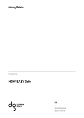 Dorma-Glas HSW EASY Safe Montageanleitung