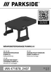 Parkside PUMRG A1 Aufbauanleitung
