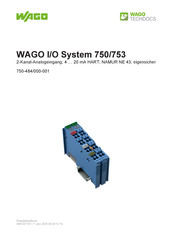 Wago 750/753 Bedienungsanleitung
