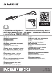 Parkside PELHLG 2000 A1 Originalbetriebsanleitung