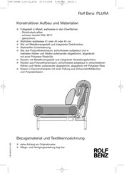 Rolf Benz PLURA Aufbauanleitung