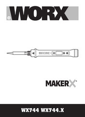 Worx MAKERX WX744 Originalbetriebsanleitung