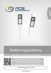 PCE Instruments PCE-PH 28L Bedienungsanleitung