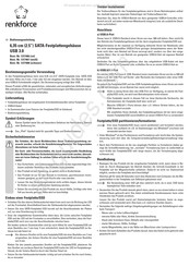 Renkforce 1377407 Bedienungsanleitung