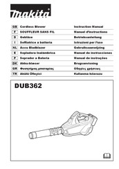 Makita DUB362 Betriebsanleitung