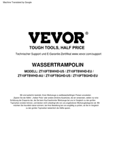 VEVOR ZT10FTBGHD-US Bedienungsanleitung