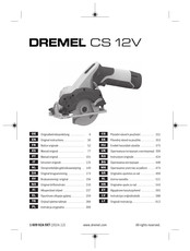 Dremel CS12V-S1 Originalbetriebsanleitung