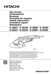 Hitachi Koki G 23SEY Bedienungsanleitung