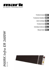 Mark Infra ER 2600W Technisches Handbuch