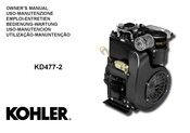 Kohler KD477-2 Bedienung Und Wartung