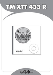FAAC TM XTT 433 R Bedienungsanleitung