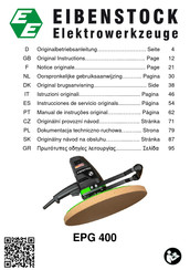 Eibenstock EPG 400 Originalbetriebsanleitung