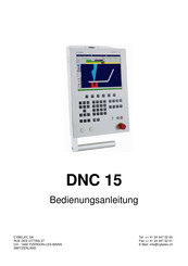 CYBELEC DNC 15 Bedienungsanleitung