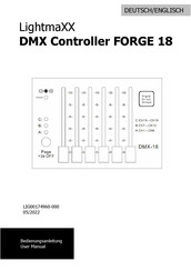 Lightmaxx FORGE 18 Bedienungsanleitung