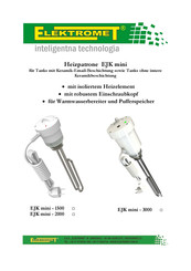 ELEKTROMET EJK mini-3000 Bedienungsanleitung