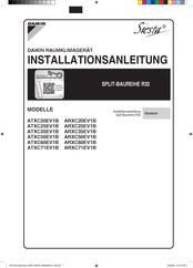 Daikin R32-Serie Installationsanleitung