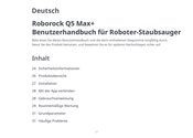 Roborock Q5 Max+ Benutzerhandbuch