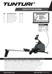 Tunturi Star Fit R100 Montageanleitung