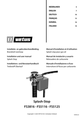 Vetus FS5116 Installations- Und Benutzerhandbuch