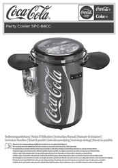 Salco Coca-Cola Party Cooler SPC-88CC Bedienungsanleitung