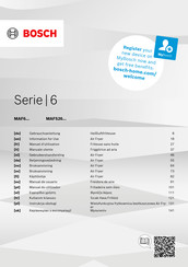 Bosch 6 Serie Gebrauchsanleitung