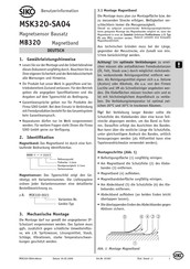 Siko MB320 Benutzerinformation