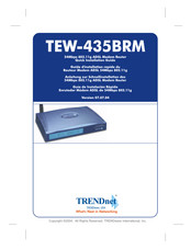 TRENDnet TEW-435BRM Anleitung Zur Schnellinstallation