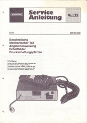 Grundig GB/AS 200 Serviceanleitung