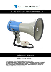 Mcgrey MP-800HRS Bedienungsanleitung