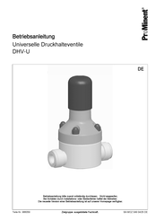 ProMinent DHV-U Betriebsanleitung