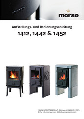 Morso 1452 Aufstellungs- Und Bedienungsanleitung