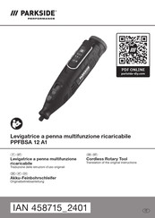 Parkside Performance 458715 2401 Originalbetriebsanleitung
