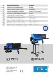 Gude GHS 500/6,5TE Originalbetriebsanleitung