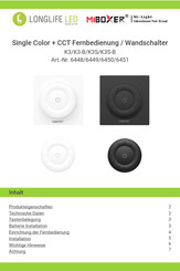 Mi-Light Miboxer K3 Bedienungsanleitung