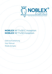 Noblex E-OPTICS NF 7 x 50 inception Gebrauchsanleitung