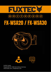 Fuxtec B-FX-WSA30G Einbau- Und Wartungsanleitungen