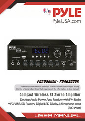 Pyle PDA69BUEU Benutzerhandbuch
