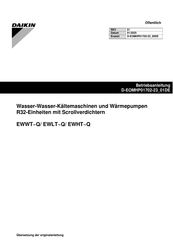 Daikin EWHT Q Serie Betriebsanleitung
