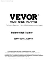 VEVOR AJ-22-3 Benutzerhandbuch