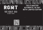 RGMT ALTIMETER SKELETON AUTOMATIC VE-DAY 80TH LIMITED EDITION Bedienungsanleitung