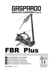Gaspardo FBR Plus Handbuch Für Gebrauch, Wartung Und Ersatzteile
