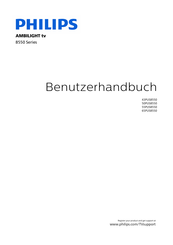Philips 8550 Serie Benutzerhandbuch