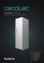 Cecotec Bolero COOLMARKET UF 273 INOX E Bedienungsanleitung