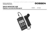 Gossen Mavo-Monitor Bedienungsanleitung