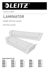 LEITZ iLAM HOME OFFICE A3 Bedienungsanleitung