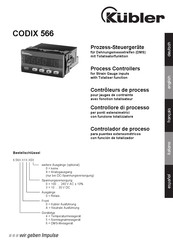 Kübler CODIX 566 Bedienungsanleitung